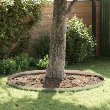Berkfield Lawn Edging Silver 450 x 0.05 x 15 cm Galvanised Steel