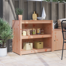Berkfield Kitchen Cabinet with Shelf MEPPEL Brown Oak 106 x 55 x 92 cm