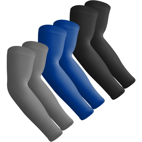 Sun Protection Cooling Arm Sleeves Compression 2 3 4 Pair