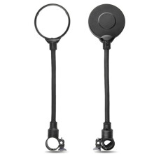 1 Paar Fahrradspiegel, 360 verstellbarer Schlauchspiegelreflektor für Mountainbike, E-Bike usw.