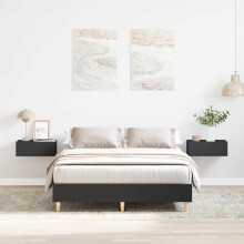 Berkfield Bed Frame No Mattress Black 135x190 cm Double Engineered Wood