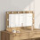 Berkfield Vanity Mirror Rectangular Artisan Oak 80 x 45 x 18 cm 1