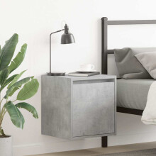 Berkfield Wall-Mounted Bedside Cabinets 2 pcs Concrete Grey 38x34x40 cm