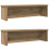 Berkfield Kitchen Racks Stackable 2 pcs Artisan Oak 60x15x16 cm 1