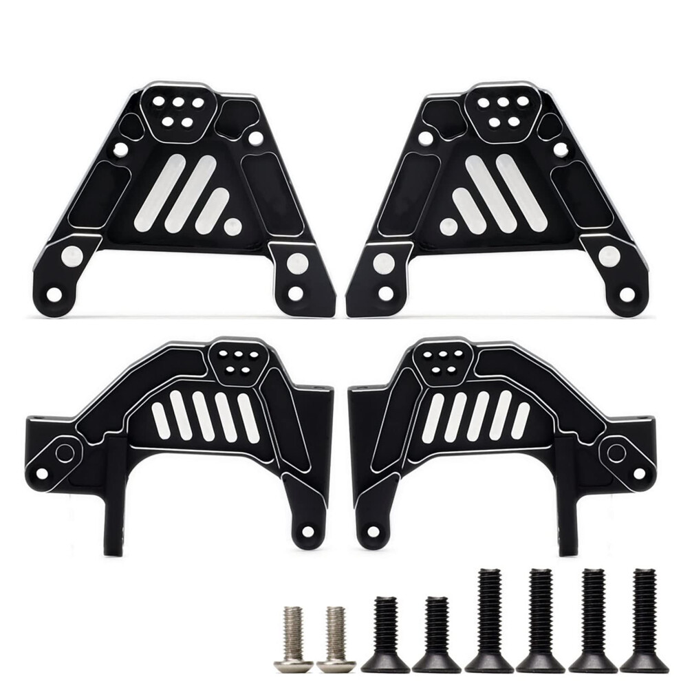 Front Rear Rc Shock Tower Mount Set Alloy Upgrade For Axial Scx6 1/6 Jlu Wrangler 9351714775786