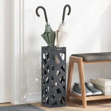 Berkfield Umbrella Stand Anthracite 15.5 x 15.5 x 49 cm Metal