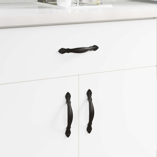 Berkfield Handle 968 pcs Black Zinc Alloy