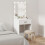 Berkfield Dressing Table White 50 x 41 x 135 cm Engineered Wood 1