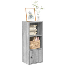 Berkfield Bookcase Grey Sonoma 31x24x77 cm Engineered Wood