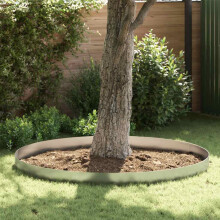 Berkfield Lawn Edging Silver 450 x 0.05 x 20 cm Galvanised Steel