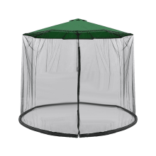 Outdoor mosquito net parasol for garden and camping