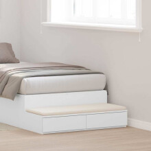Berkfield Bed Drawers White 90 x 36.5 x 16.5 cm Engineered Wood