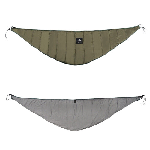Cobertor térmico para rede de dormir (simples ou dupla), ideal para camping e mochilão.