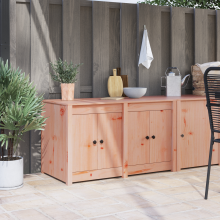 Berkfield Kitchen Cabinet with Shelf MEPPEL Brown Oak 106 x 55 x 64 cm