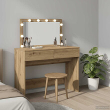 Berkfield Dressing Table Artisan Oak 100 x 40 x 120 cm Engineered Wood