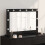 Berkfield Vanity Mirror Rectangular with Mirror Black Oak 80 x 15 x 18 cm 1