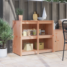 Berkfield Kitchen Cabinet with Shelf MEPPEL Brown Oak 106 x 55 x 92 cm
