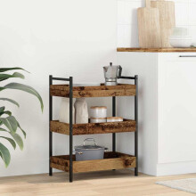 Berkfield Kitchen Trolley Old wood 50 x 30 x 70 cm Engineered Wood