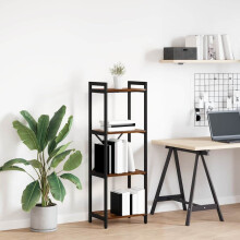 Berkfield Bookshelf Smoked Oak 40 x 30 x 119 cm Engineered Wood