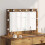Berkfield Vanity Mirror Rectangular with Mirror Old Wood 80 x 55 x 18 cm 1