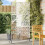 Berkfield Privacy Screen Grey 100 x 50 x 180 cm Steel 1
