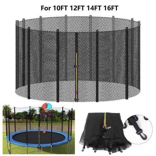 Trampoline Safety Net Enclosure for 16 Ft Frame 12-Pole 2