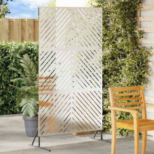 Berkfield Privacy Screen Grey 100 x 50 x 180 cm Steel
