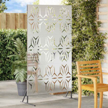 Berkfield Privacy Screen Grey 100 x 50 x 180 cm Steel