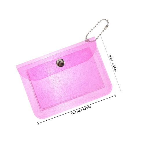 PVC Damen Geldbörse Brieftasche Kartenetui Münzfach 1