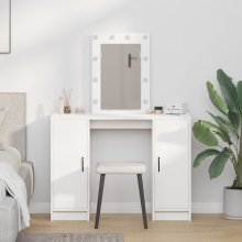 Berkfield Dressing Table White 102 x 33 x 135 cm Engineered Wood