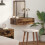 Berkfield Dressing Table Brown 60 x 40 x 70 cm Engineered Wood 1