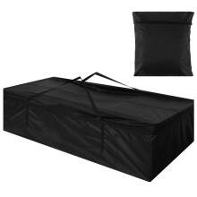 Capa impermeável e resistente para móveis de jardim, em tecido Oxford 600D com alça, bolsa retangular para armazenamento, ideal para camping e