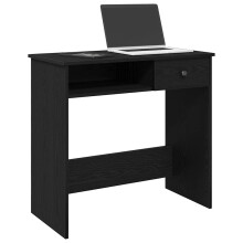 Berkfield Desk Black 80x40x75 cm Engineered Wood