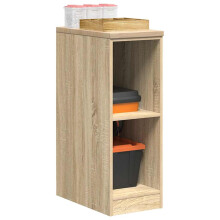 Berkfield Garage Storage Cabinet Sonoma Oak 30x51x85 cm Solid Wood Pine