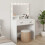 Berkfield Dressing Table White 79 x 41 x 135 cm Engineered Wood 1