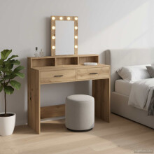 Berkfield Dressing Table Brown 100 x 41 x 140 cm Engineered Wood