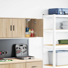 Berkfield Garage Wall Cabinet Sonoma Oak Engineered Wood