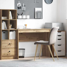 Berkfield Desk Artisan Oak 100 x 40 x 76 cm