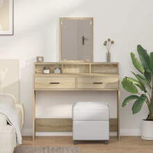 Berkfield Dressing Table Sonoma Oak 100 x 41 x 140 cm Engineered Wood
