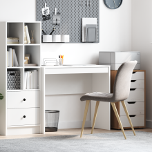 Berkfield Desk White 90 x 40 x 76 cm