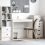 Berkfield Desk White 90 x 40 x 76 cm 1