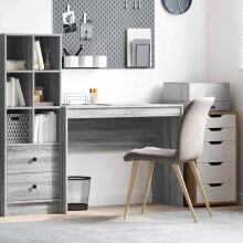 Berkfield Desk Grey Sonoma 100 x 40 x 76 cm