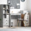 Berkfield Desk Concrete Grey 70 x 40 x 76 cm 1