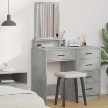 Berkfield Dressing Table Concrete Grey 50 x 41 x 140 cm Engineered Wood