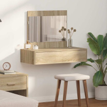 Berkfield Dressing Table Brown 83 x 40 x 70 cm Engineered Wood