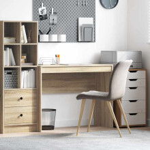 Berkfield Desk Sonoma Oak 100 x 40 x 76 cm