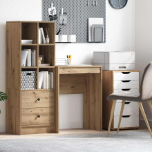 Berkfield Desk Artisan Oak 60 x 40 x 76 cm