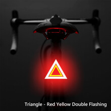 Lumină spate pentru bicicletă LED, reîncărcabilă, USB, compatibilă cu lumina spate a bicicletei -