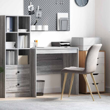 Berkfield Desk Grey Sonoma 80 x 50 x 76 cm