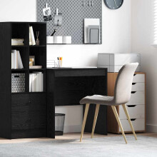 Berkfield Desk Black Oak 70 x 50 x 76 cm